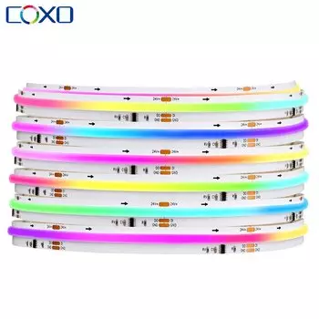 COXO Светодиодная лента RGB IC WS2811 420LEDs/m 24V