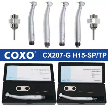 COXO светодиодный Стоматологическая высокоскоростная турбина, стандартная/стандартная головка, воздушная турбина, подходит для NSK KAVO WH