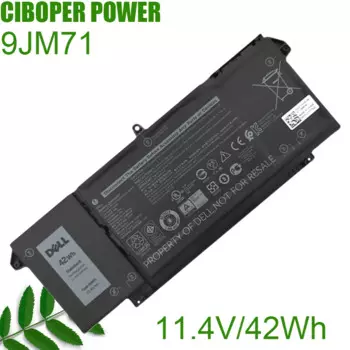 CP Аккумулятор для ноутбука 9JM71 11,4 в/42 Втч для ноутбука Latitude 5320 7320 7420 7520 серии HDGJ8 MHR4G 7fmxv TN2GY 4M1JN 1PP63