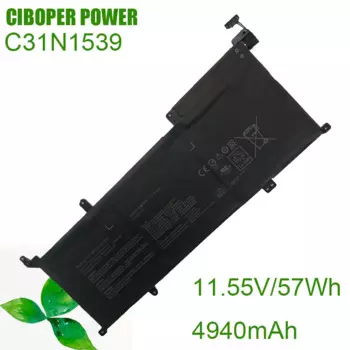 CP Аккумулятор для ноутбука C31PN9H 0B200-01180200 C31N1539 11,55 в/57Wh /4940 мАч для серии ZenBook UX305UA UX305UAB UX306U