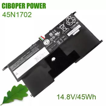 CP настоящая аккумуляторная батарея для ноутбука 45N1702 14,8 V/45WH/3040mAh 45N1700 45N1701 45N1703 для ноутбука X1 carbon Gen 2 20A7 20A8 2014