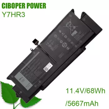 CP настоящая аккумуляторная батарея для ноутбука Y7HR3 11,4 V 68Wh XMV7T WY9MP P119G P119G001 35J09 для ноутбука Latitude 7410