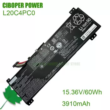 CP New настоящая аккумуляторная батарея для ноутбука L20M4PC0 L20D4PC0 SB11B48820 L20C4PC0 15,36 V/60WH/3910mAh для блокнота серии Legion 5-15ACH6H