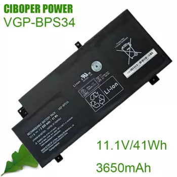 CP Оригинальная батарея для ноутбука 11,1 V/41WH // 3650mAh для VAIO SVF15A SVF14A Series SVF15A1ACXB SVF15A1ACXS