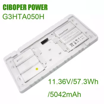 CP Оригинальный аккумулятор для ноутбука G3HTA050H 11,36 в 57, 3 Вт/ч 5042 мА/ч для Surface Book2 1835,book 2 15 "совместимая клавиатура G3HTA049H