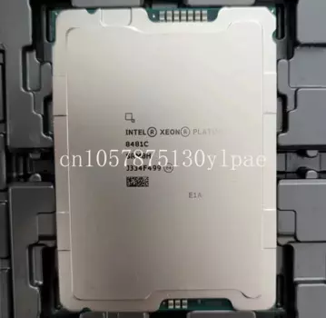 ЦП Xeon Platinum 8481C, 56 ядер, 112 потоков, 2,0 ГГц до 3,80 ГГц, 105 МБ, 350 Вт, LGA4677, фронтальный процессор для серверной материнской платы C741