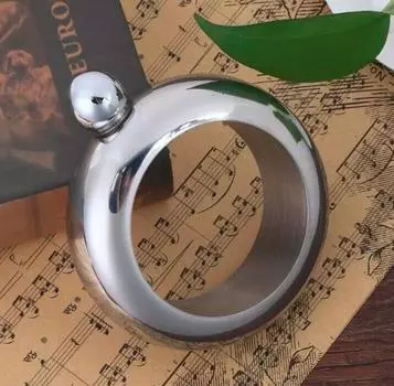 CPLIFE Мини металлический браслет-фляга 100 мл