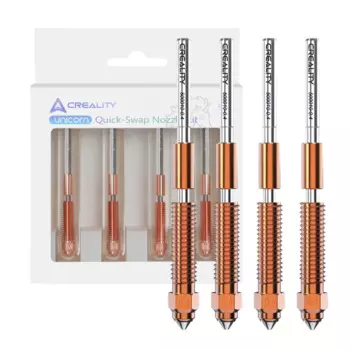 Creality K1 сопло Единорог быстросъемная сопла Kit0.4 0,6 0,8 высокоскоростные сопла из закаленной стали для K1C/Ender 3 V3/Ender 3 V3 Plus