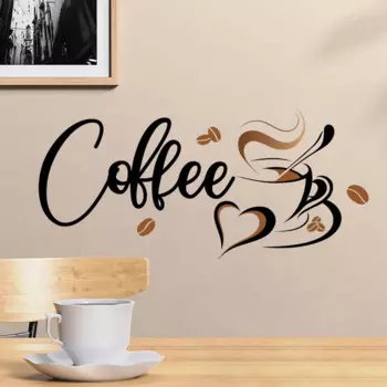 Настенные наклейки HonC с рисунком чашки кофе