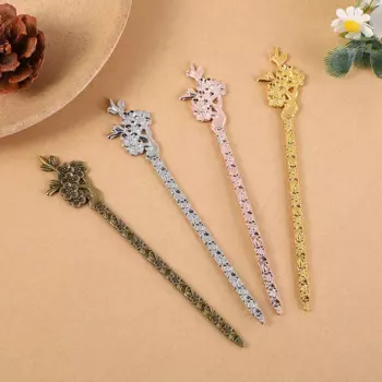 Металлическая закладка TWBEB сливовый цвет