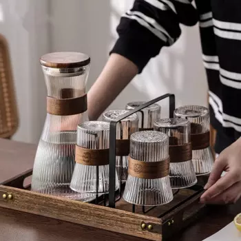 Набор термостойких стеклянных стаканов KUBAC