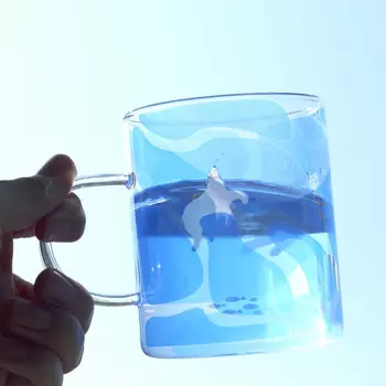 Стеклянная кружка Ocean 350 мл Freeson