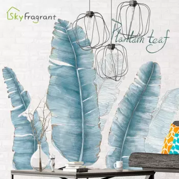 Настенные наклейки skyfragrant Банановые листья