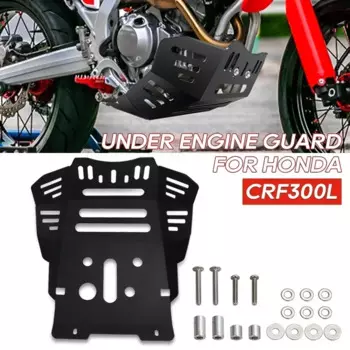 CRF 300L Защитная крышка под двигателем для HONDA CRF300L 2021-2024 аксессуары для мотоциклов CNC противоскользящая пластина Bash рамка Защитная сковорода