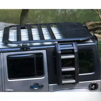 Поперечная кровельная платформа подходит для 07-17JEEP Wrangler багажная Рама боковая лестница JK Wrangler багажная стойка