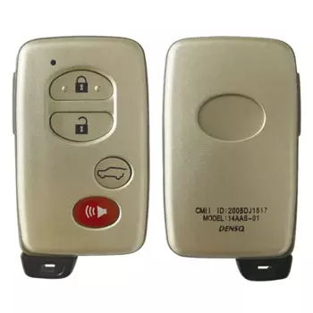 CS007128 5 шт./10 шт. 4-кнопочный чехол для ключа для Toyota Prius Land Cruiser, Сменный Чехол для ключа дистанционного управления автомобилем