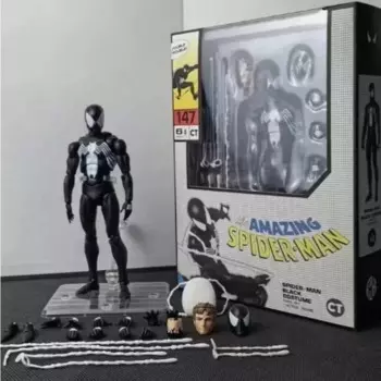 CT Symbiote комический боевой костюм Питер Паркер Веном Человек-паук ПВХ фигурка настольная Коллекционная аниме модель игрушки фигурки подарок