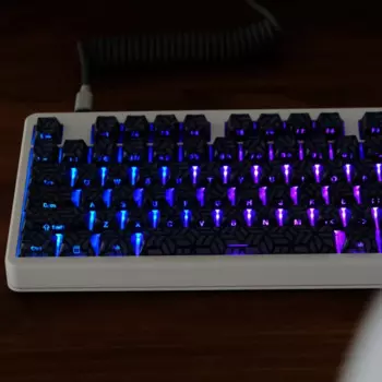 Cube Side светильник колпачки для клавиш 136 клавиш, вишневый профиль PBT, набор сублимационных колпачков для MX Switch, игровая механическая клавиатура GK96