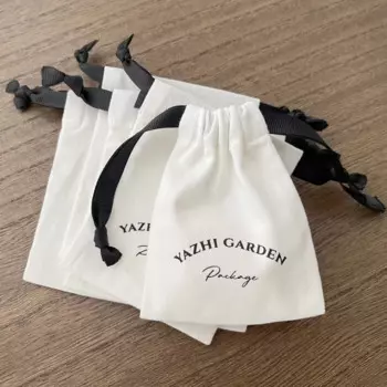 Индивидуальные хлопковые сумки для украшений NALIA'S POUCHES