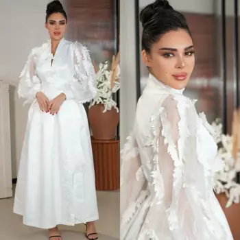 Выпускное платье Jiayigong Sparkle для выпускного вечера с джерси и аппликацией, выпускное платье с v-образным вырезом, платья миди на заказ