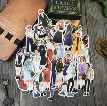 Набор наклеек для скрапбукинга 30 шт