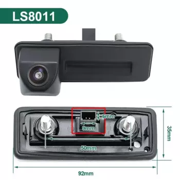 CVBS AHD 1080P Vehicle Trunk Handle Car Reverse Backup Camera For VW Skoda Octavia 2 3 A5 Fabio Yeti Superb Audi A1 A3