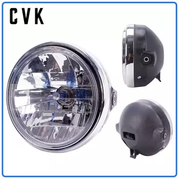 ЦВК мотоцикла 6 дюймов Круглая Головка светильника светильник бег налобный светильник для HONDA Cb400 Cb500 Cb1300 Hornet 250 600 900 Vtec Vtr