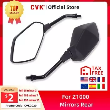CVK зеркала зеркало заднего вида перевернутое для Kawasaki Z1000 Z750 ER6N ER-6N Benali аксессуары для мотоциклов
