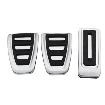 Цвет свою жизнь 1 комплект Нержавеющая сталь на педаль Набор ковриков для VOLKSWAGEN Vw Multivan T5 T6 Caravelle T6 Запчасти газа педали тормоза