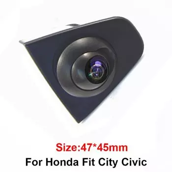 Цветная ПЗС-матрица эмблема автомобиля Передняя камера для Honda XR-V Odyssey New accord Civic CRV Spirior Crosstour Fit hatchback City