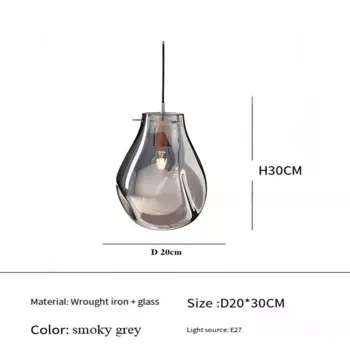 Цветная стеклянная люстра wushiyu