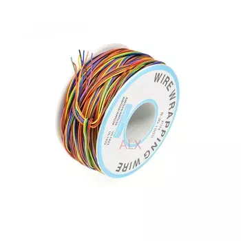 Цветной изолированный кабель ALINSIN 30AWG 250м