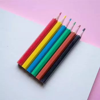 Цветные карандаши 6 шт