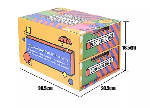 Цветные карандаши Brutfuner 520 шт