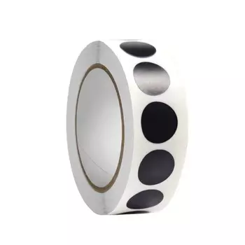 Цветные круглые наклейки 1000 шт. 1.3 см