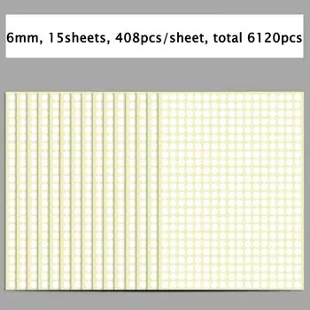 Цветные круглые наклейки Coupleasy 6120 шт