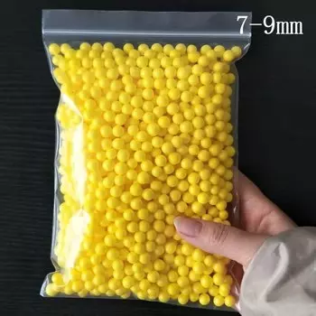 Цветные пенопластовые шарики 7-9 мм