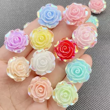 Цветные смоляные розы для декорирования TSXJY