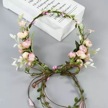 Цветочная корона из шелка WNYZQ