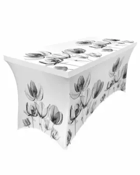 Цветочный тюльпан, искусственная юбка, Свадебный, гостиничный, день рождения, скатерть для стола, Декор