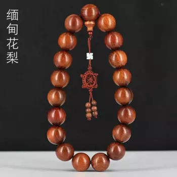 Цветок из Мьянмы, груша, Будда, бусина для автомобиля, подвесные ручные розари, дерево, аксессуары для автомобиля, красное дерево, автомобильные аксессуары