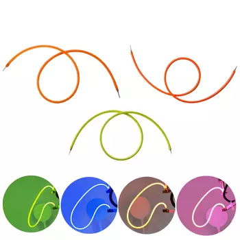 CWYLOD LED Flexible Filament лампочка 38/60/95/125/145/185 мм жёлтого цвета