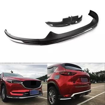 CX5 2017-2021 Автомобильный ABS передний и задний бампер, защитная пластина, защитная накладка для Mazda CX-5 2017 2018 2019 2020 2021