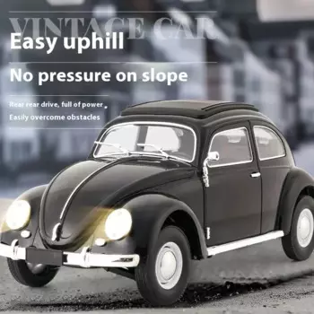 Cxd 1/16 D62mini Полномасштабный автомобиль с дистанционным управлением Радиоуправляемый автомобиль Ретро Жук 1950 Альпинистский автомобиль Имитационная модель Игрушечный фестиваль Подарок