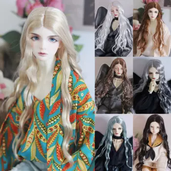 D04-P127 детская игрушка ручной работы 1/3 1/4 1/6 кукла дяди SSDF BJD/SD кукла черного и коричневого цвета с длинным завитым париком 1 шт.