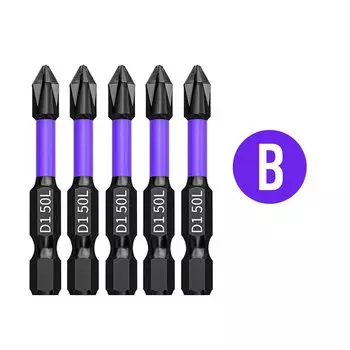 D1 противоскользящие и противоударные Биты для отвертки, высокая твердость, сильный магнит