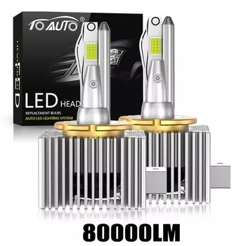 D1S D2S D3S D4S D5S D8S Светодиодные автомобильные фары HID D1R D2R D3R D4R D5R D8R Лампы 90000LM Турболампа Canbus 6500K Автомобильный 12V