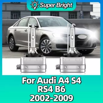 D1S лампы 6000K 8000K 12000K HID ксеноновые автомобильные фары для Audi A4 S4 RS4 B6 2002 2003 2004 2005 2006 2007 2008 2009