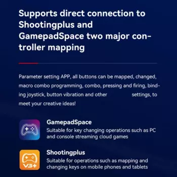 D8Pro Растягивающийся Bluetooth-совместимый геймпад Беспроводной игровой контроллер для ПК