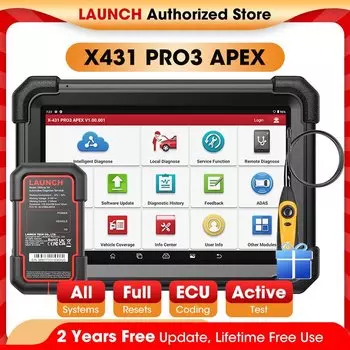 D LAUNCH X431 PRO3 APEX Автомобильные диагностические инструменты OBD2 Диагностика сканера Автомобильный сканер Автоматический сканер Диагностика